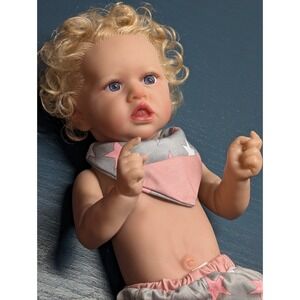 18'' Real Infant Reborn? Doll Real Baby Doll Lifelike Baby Hand-rooted Hair
